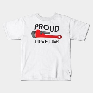 Proud pipe fitter Kids T-Shirt